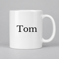 Tom Mug in white