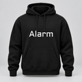 Alarm Hoodie in black