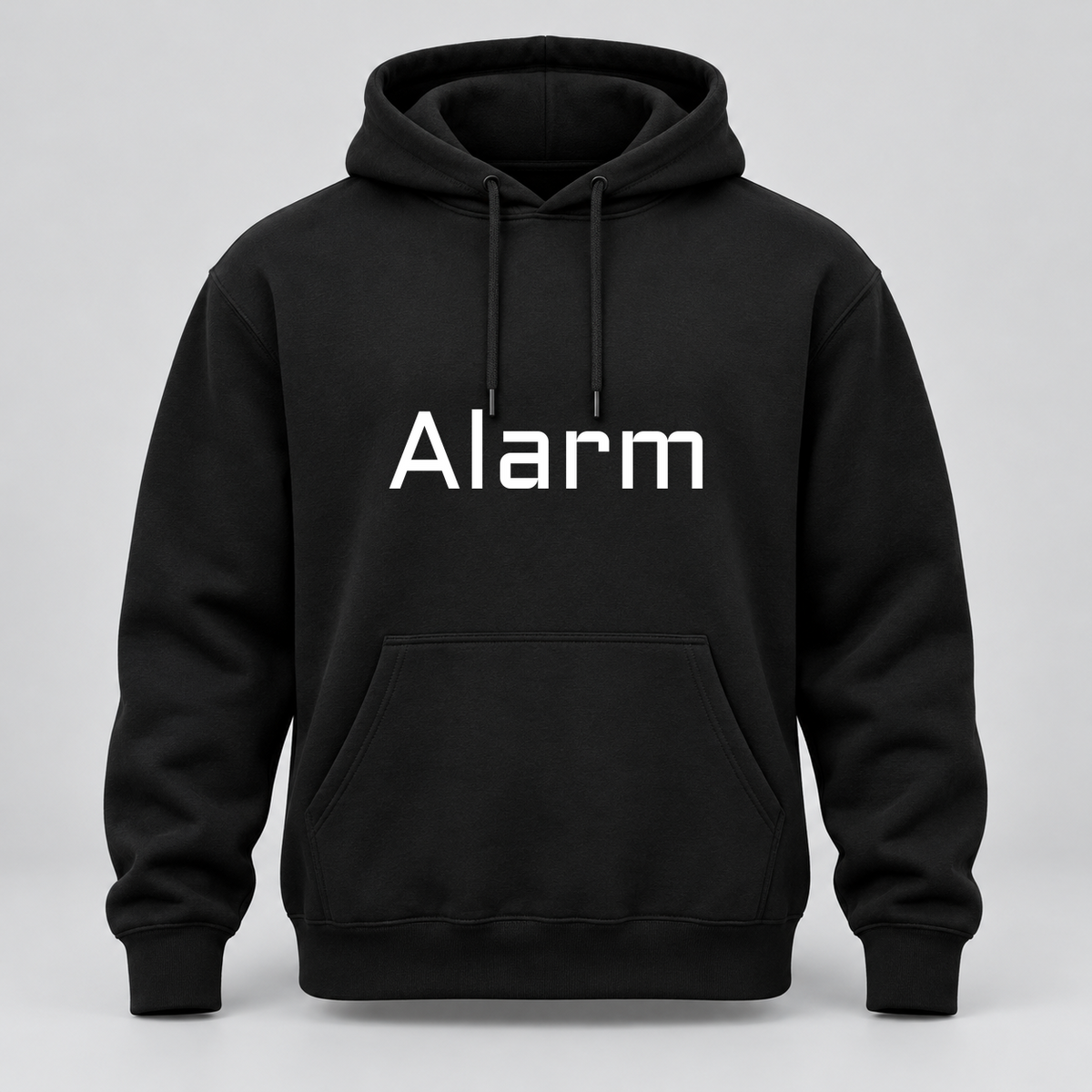 Alarm Hoodie in black