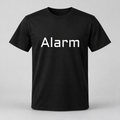 Alarm T-Shirt in black
