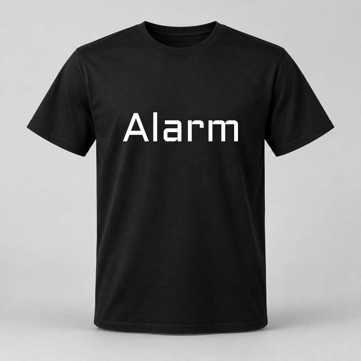 Alarm T-Shirt in black