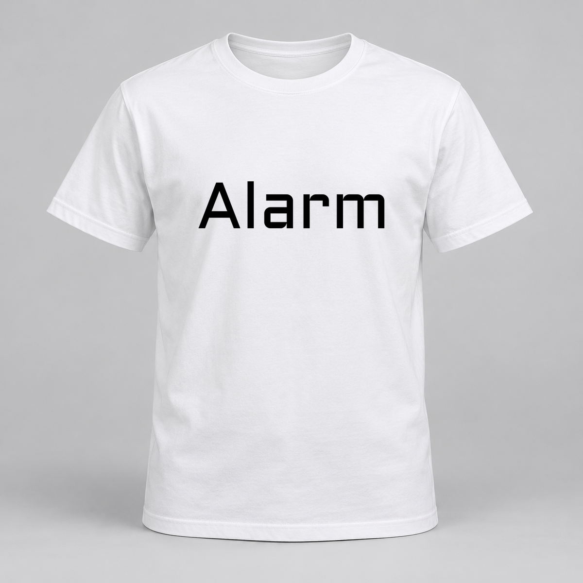Alarm T-Shirt in white