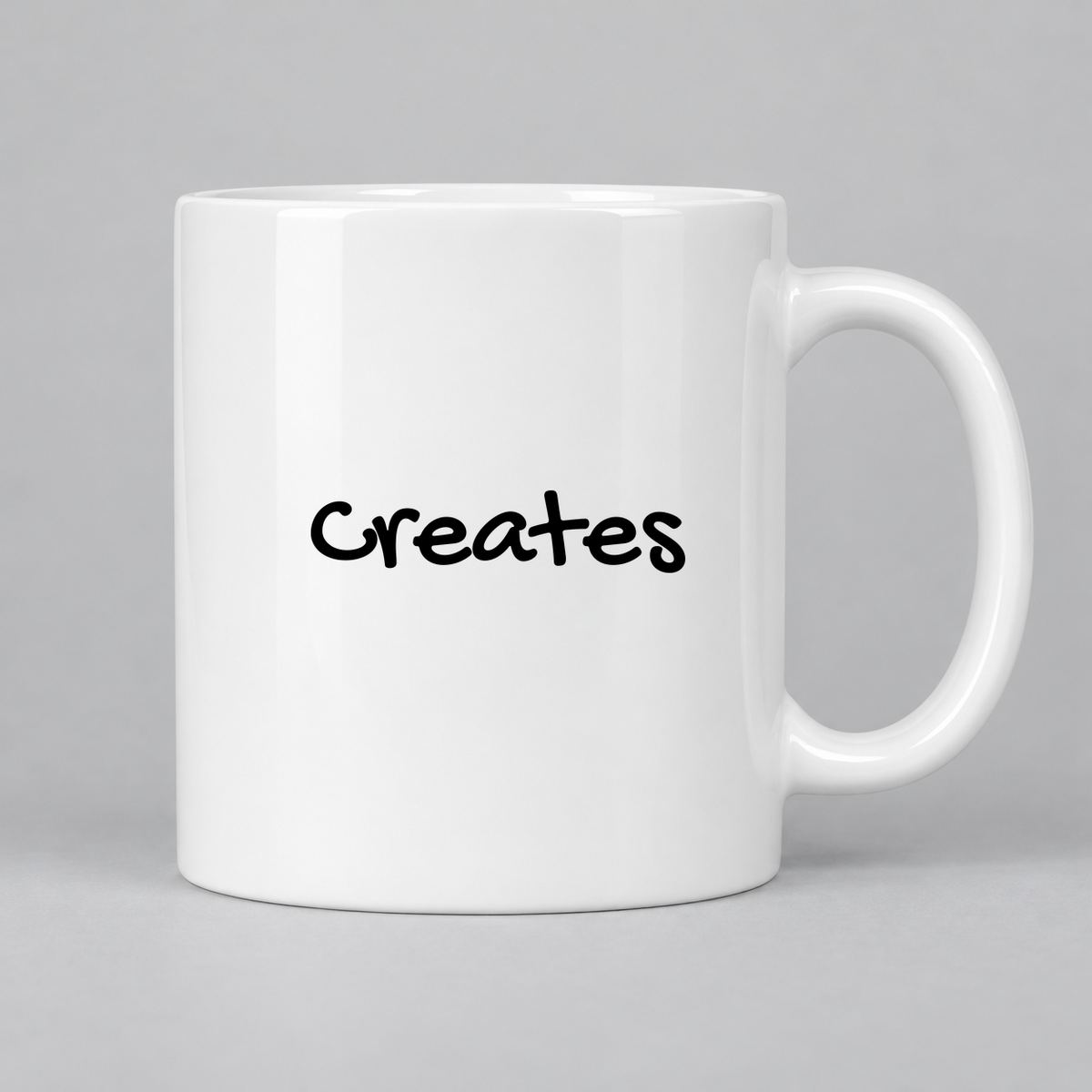 Creates Mug in white