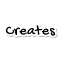 Creates die-cut sticker