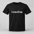 Creates T-Shirt in black