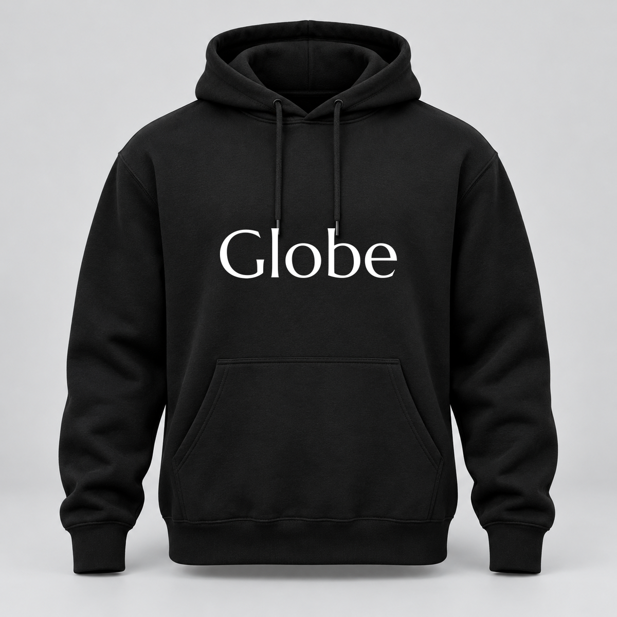 Globe Hoodie in black