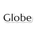 Globe die-cut sticker