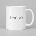 Involve Mug in white