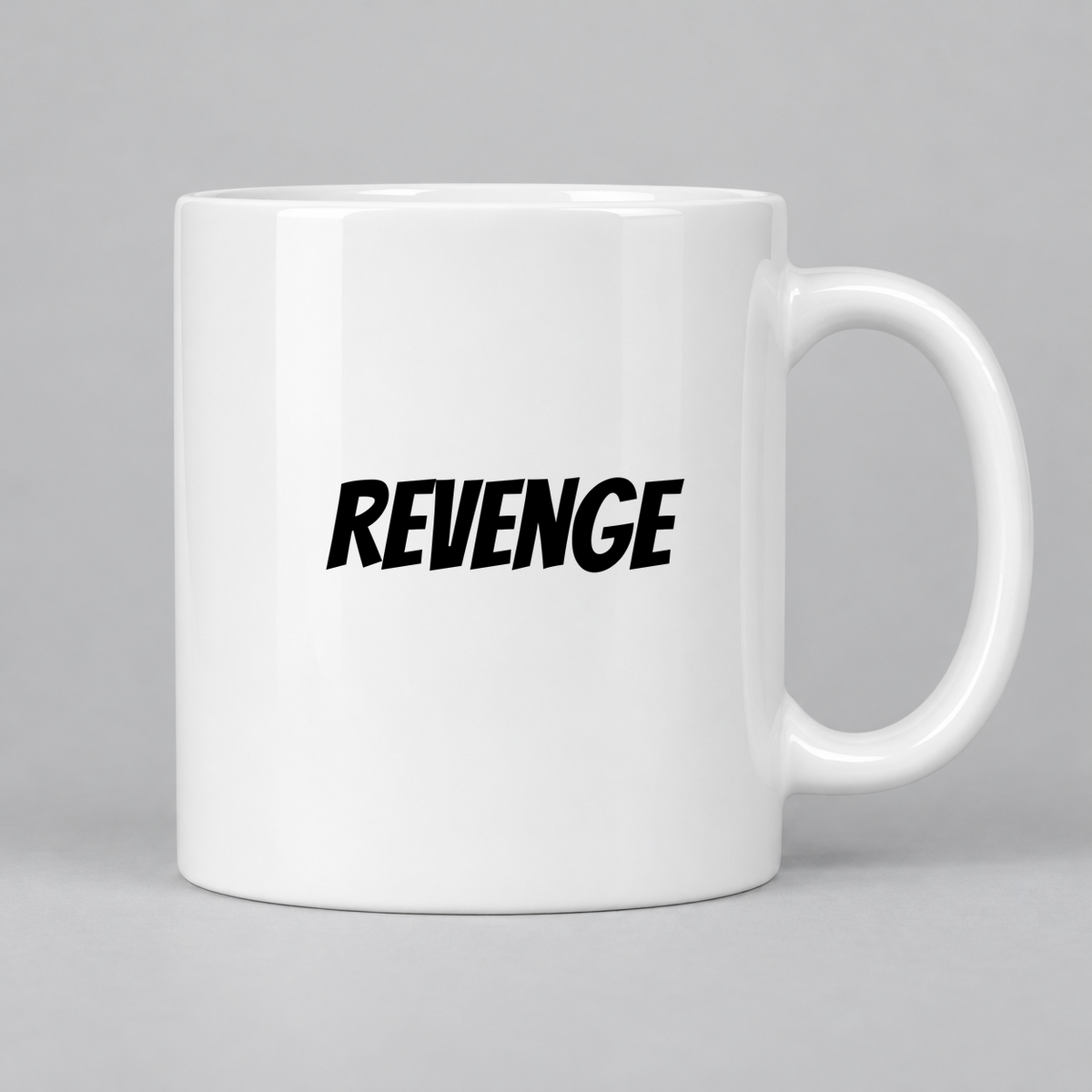 Revenge Mug in white
