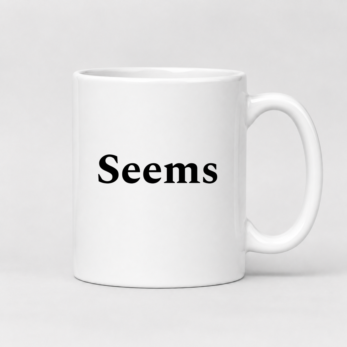 Seems Mug in white
