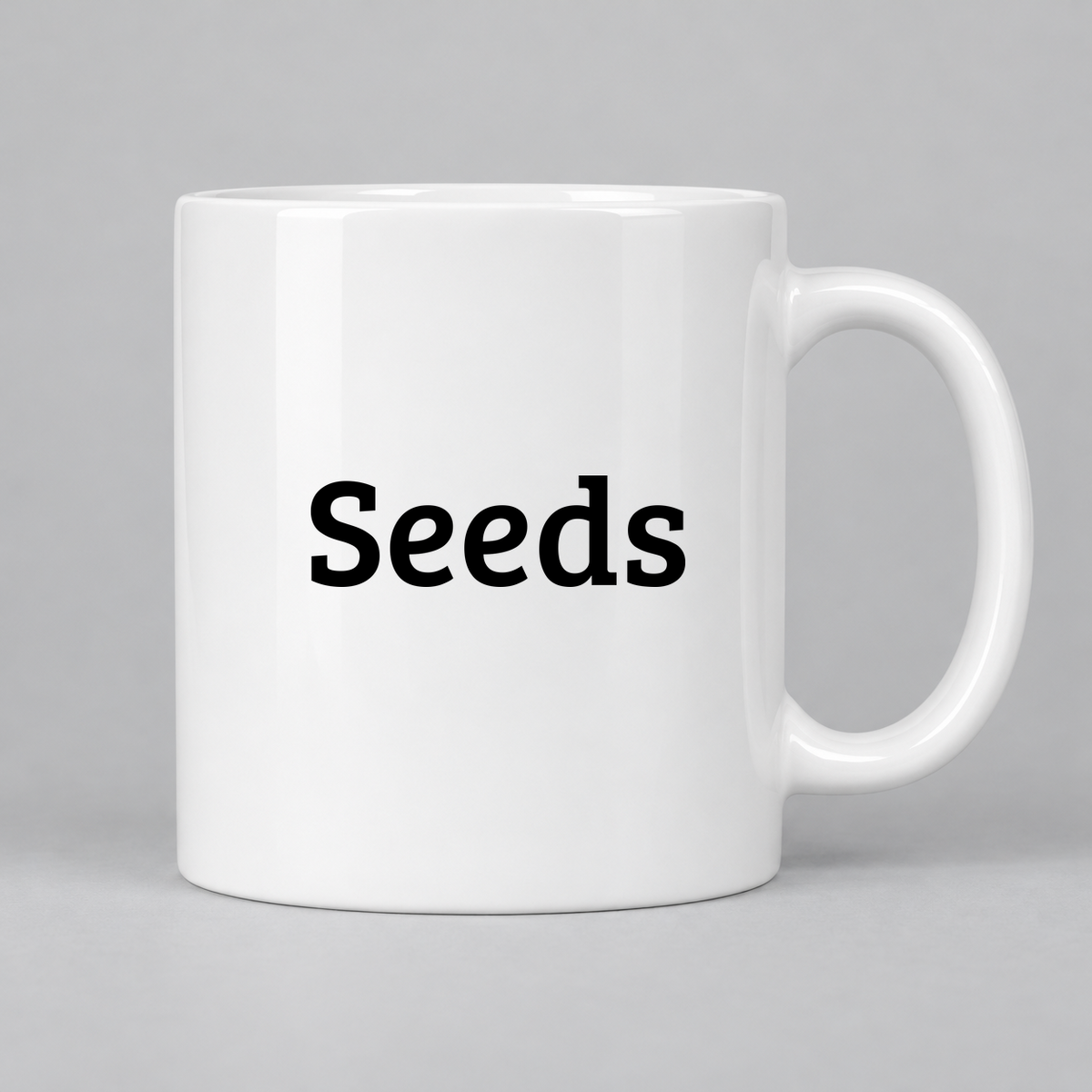 Seeds Mug in white
