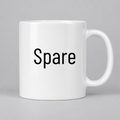 Spare Mug in white