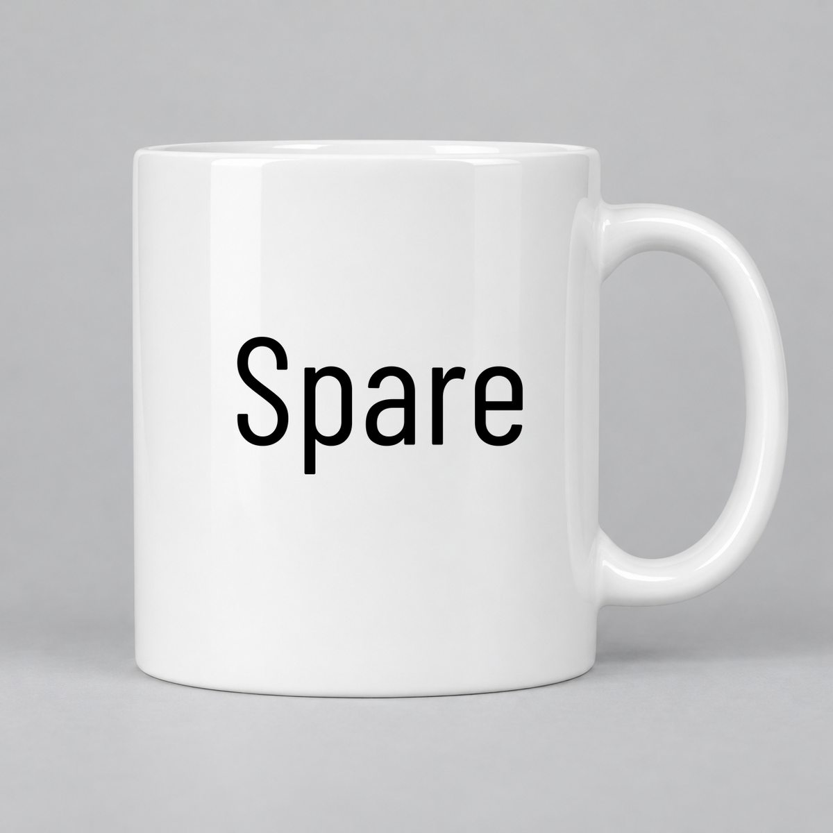 Spare Mug in white