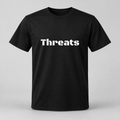 Threats T-Shirt in black