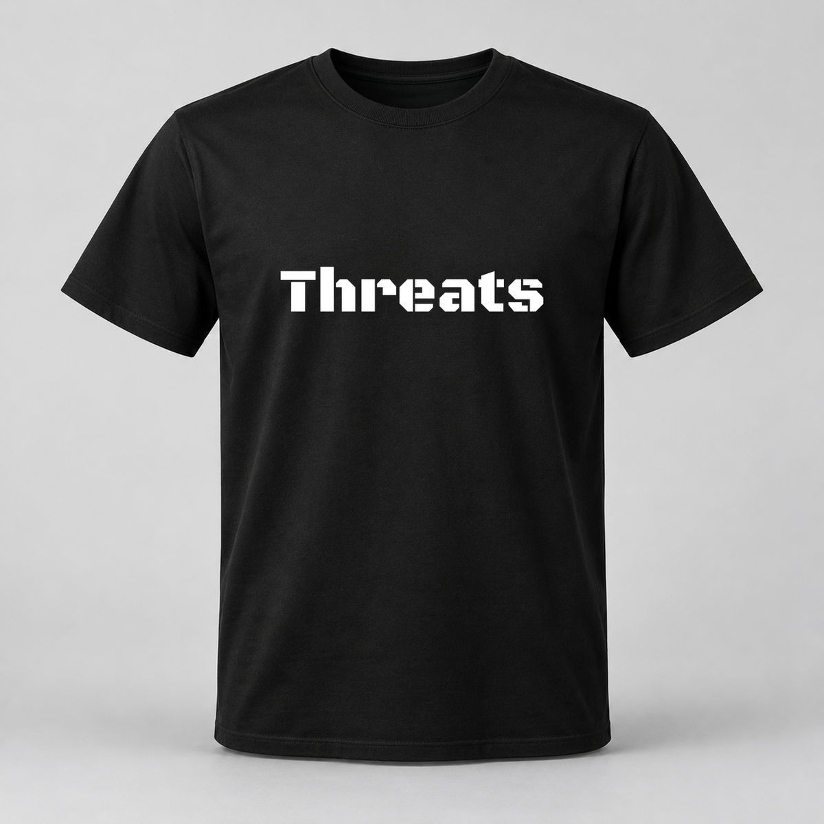 Threats T-Shirt in black