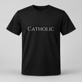 Catholic T-Shirt in black