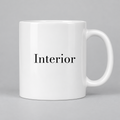 Interior Mug in white
