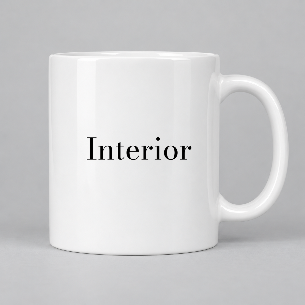 Interior Mug in white