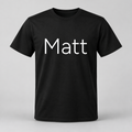 Matt T-Shirt in black