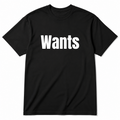 Wants T-Shirt in black