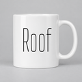 Roof Mug in white