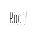 Roof die-cut sticker