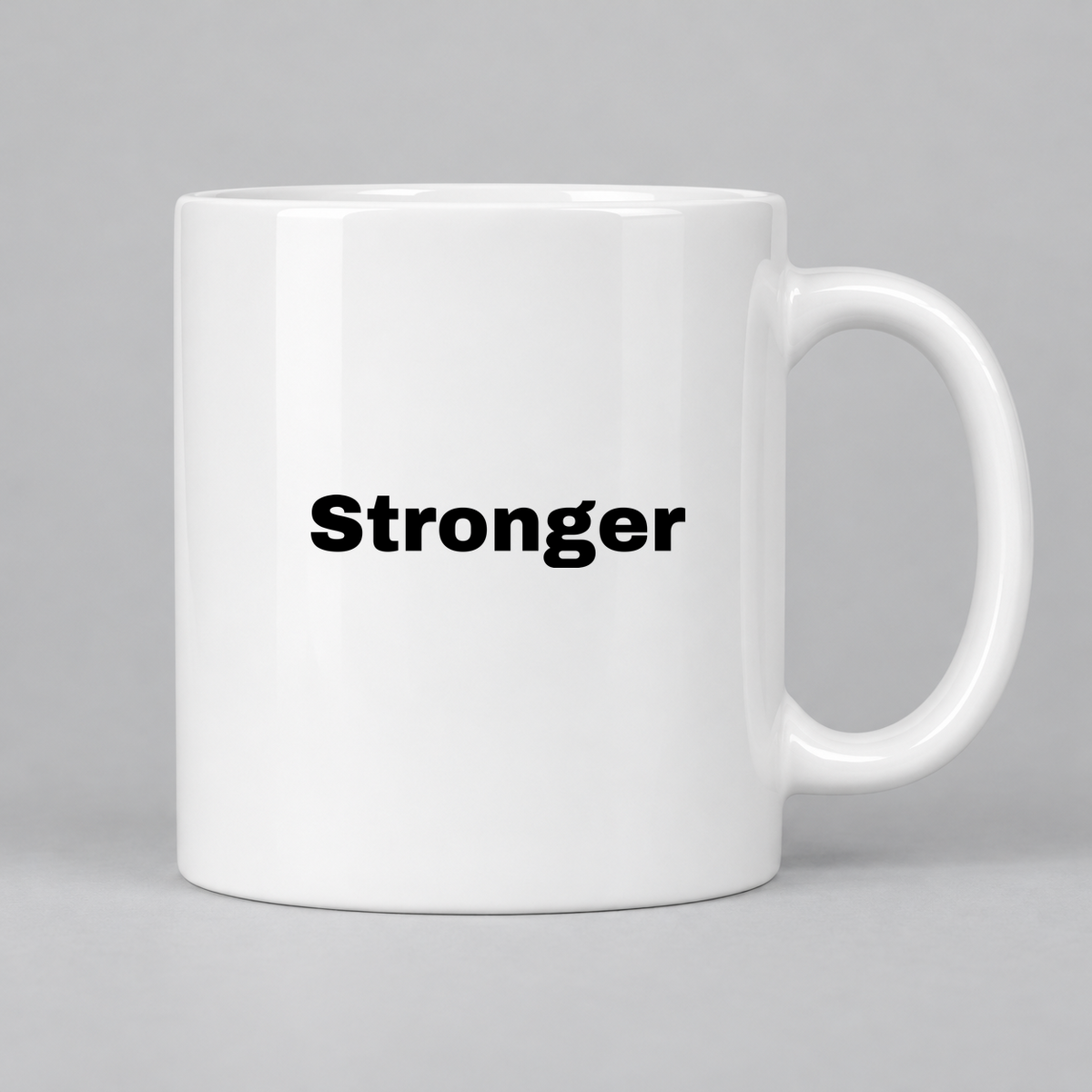 Stronger Mug in white