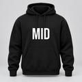 Mid Hoodie in black