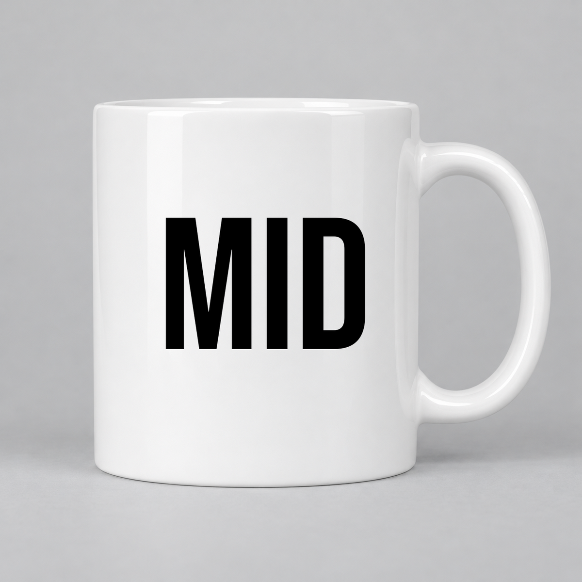 Mid Mug in white