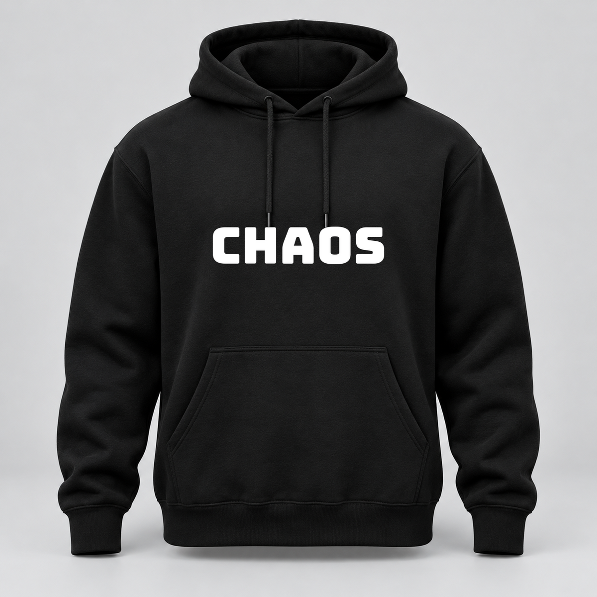 Chaos Hoodie in black
