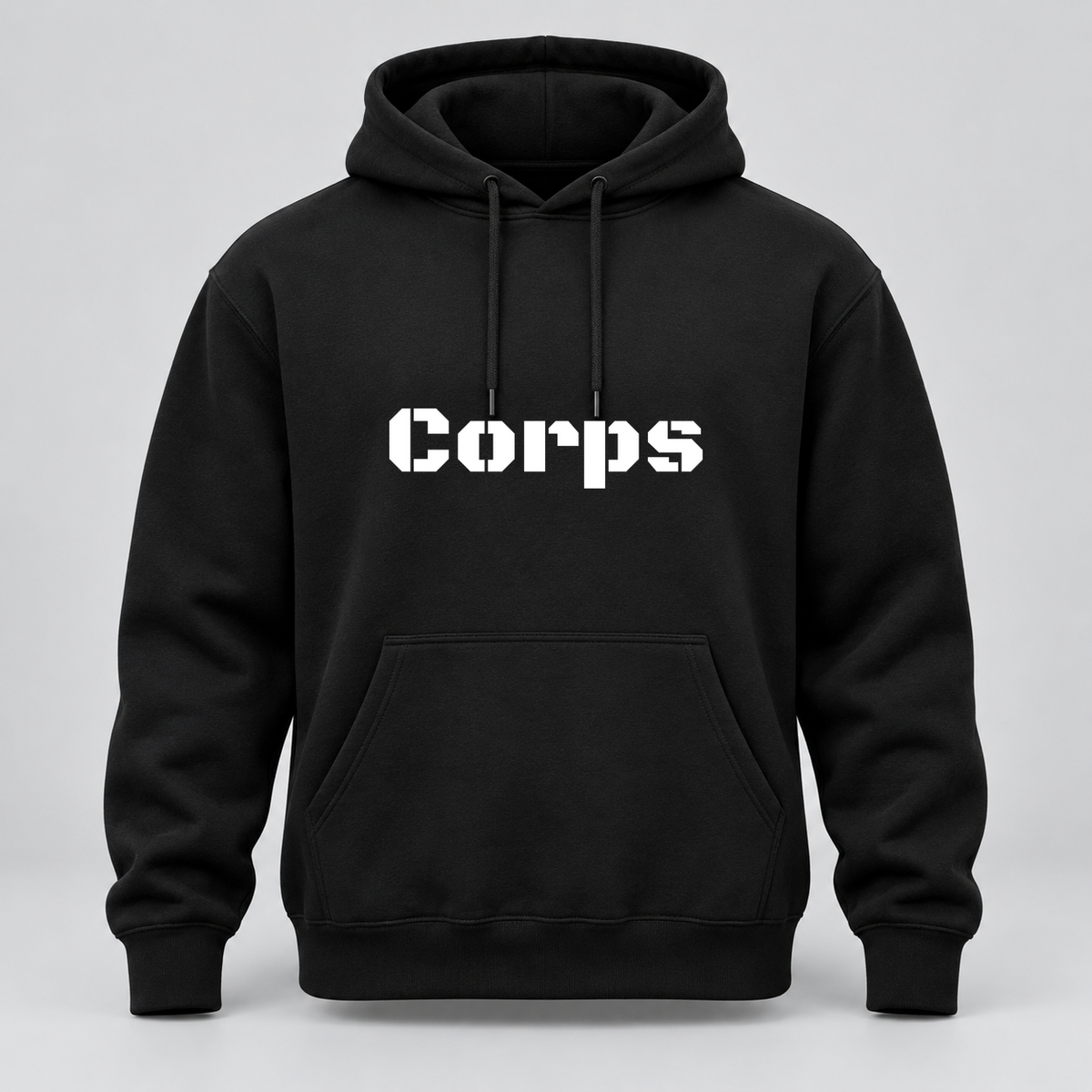 Corps Hoodie in black