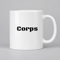 Corps Mug in white