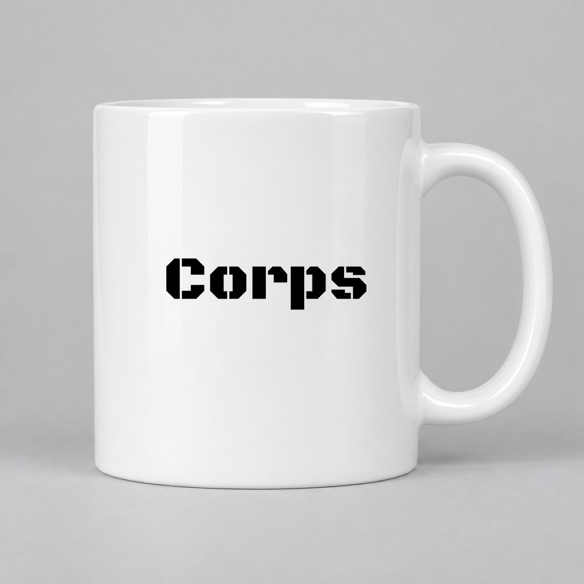 Corps Mug in white