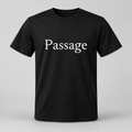 Passage T-Shirt in black