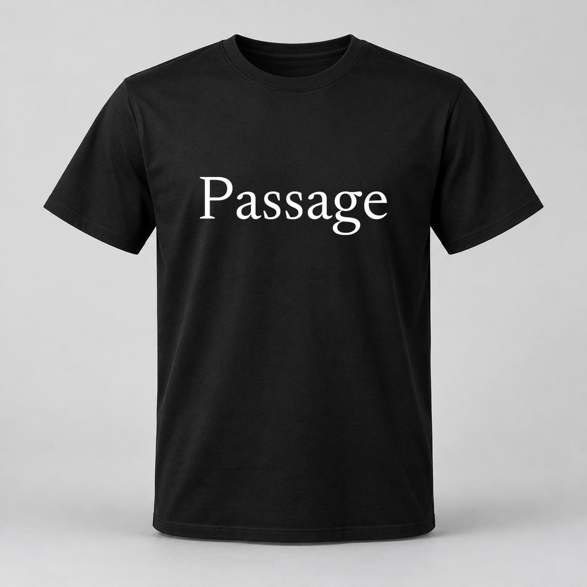 Passage T-Shirt in black