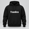 Tanks Hoodie in black