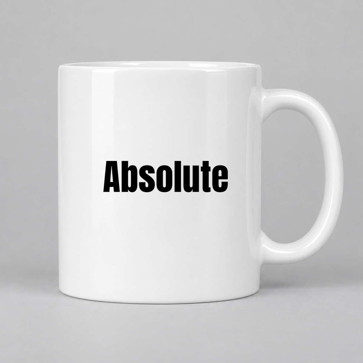 Absolute Mug in white