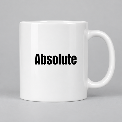 Absolute Mug in white