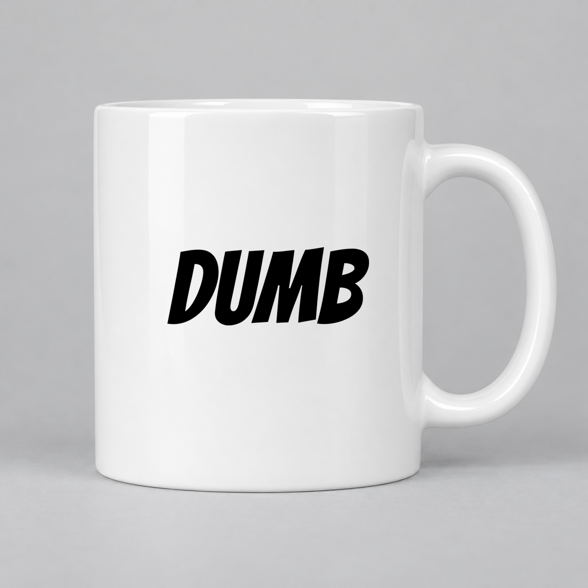 Dumb Mug in white
