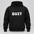 Quit Hoodie in black