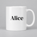 Alice Mug in white