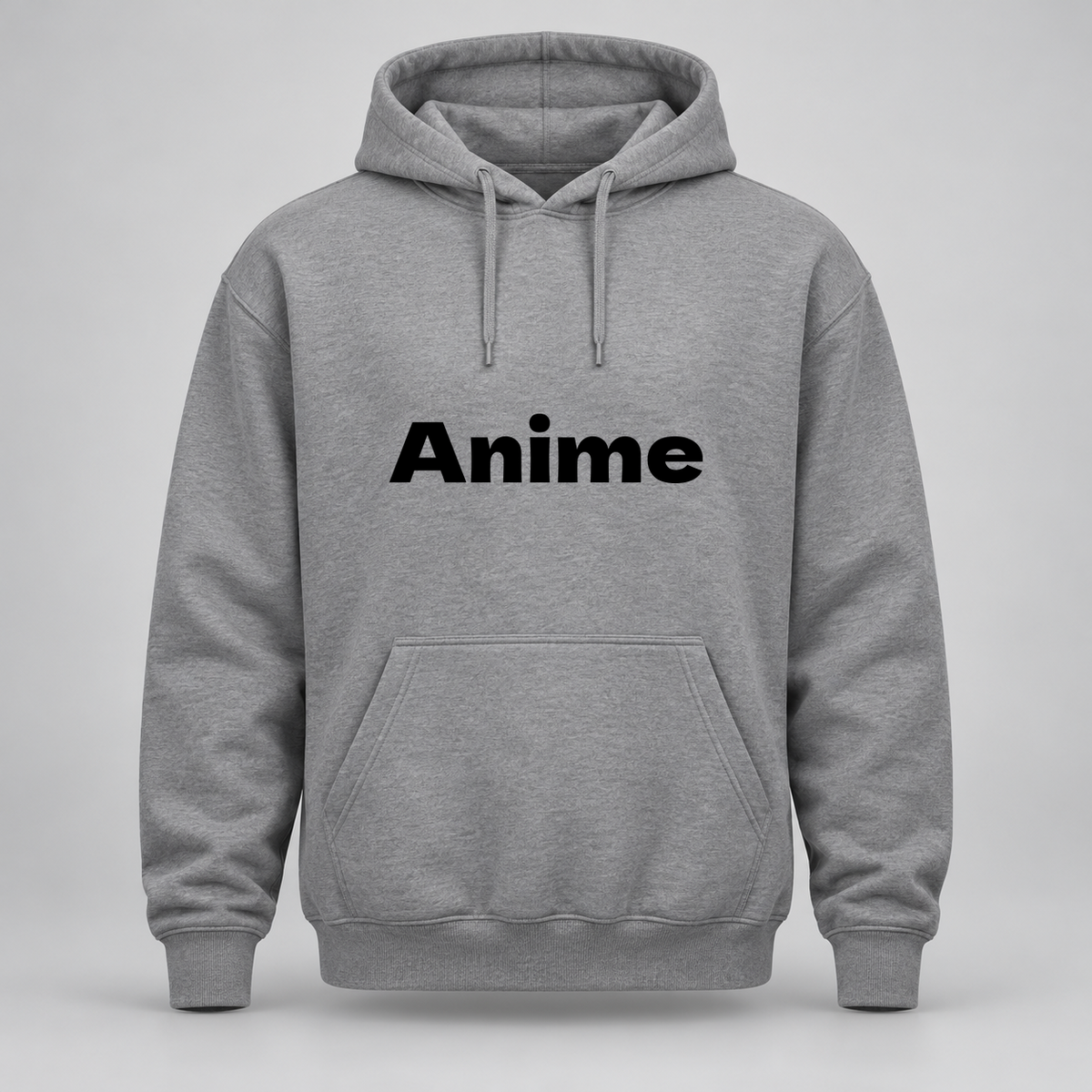 Anime Hoodie in gray