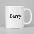 Barry Mug in white