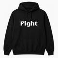 Fight Hoodie in black