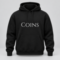 Coins Hoodie in black