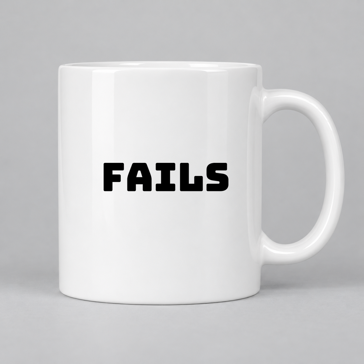 Fails Mug in white
