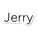 Jerry die-cut sticker