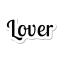 Lover die-cut sticker