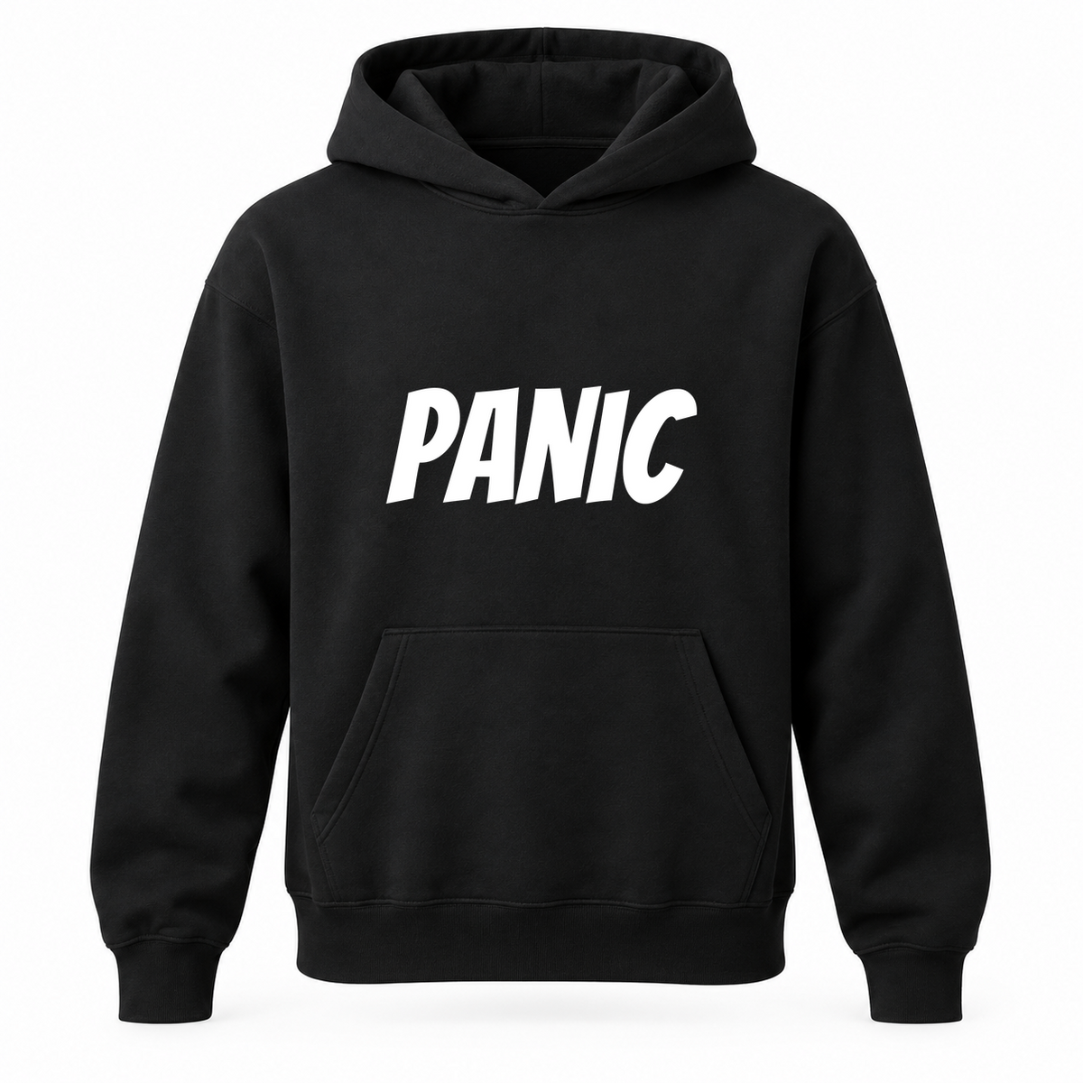 Panic Hoodie in black
