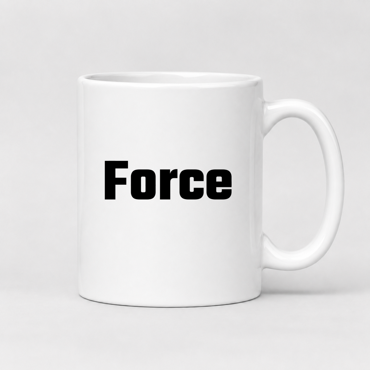 Force Mug in white